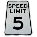 Speed Limit 5 MPH 速度制限 5マイル サイン 看板 スピードリミット スピード リミット 標識 アルミニウム製 アメリカ USA看板 アメリカ看板 アメリカン メタルサイン ブリキ看板 屋外 屋内 反射 アメリカン雑貨 アメリカ雑貨
