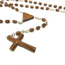 KOA ROSARY PENDANT クロス 十字架 ペンダント メンズ フラダンス サーフ サーファー アロハ ハワイアンジュエリー コアウッド HAWAIIAN JEWELRY ロザリオ アクセサリー