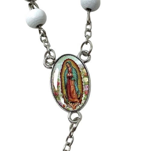 Our Lady of Guadalupe Rose Scented Rosary Gift Box グアダルーペ ローズ ロザリー ギフト ボックス クロス ロザリオ 十字架 アクセサリー キリスト教 ペンダント 首飾り エアーフレッシュナー 芳香剤 ネックレス チカーノ ローライダー メキシコ 雑貨 【メール便】の商品画像 3