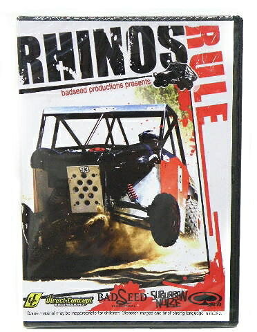 【SALE】Rhinos Rule DVD アメリカ バッドシード プレラン UTV トロフィーカート アメリカン ダートトラック ダートレース トラック アメ車 ピックアップ 【ネコポス】 1