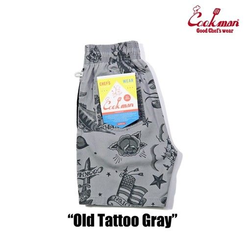 クックマン シェフパンツ ショートパンツ Chef Pants Short Old Tattoo Gray オールド タトゥー グレー アメリカ アメリカン 短パン ショーパン COOKMAN Cookman ワークパンツ ユニセックス 男女兼用 ショートパンツ ハーフパンツ クックマン シェフパンツ ショートパンツ Chef Pants Short Old Tattoo Gray オールド タトゥー グレー アメリカ アメリカン 短パン ショーパン COOKMAN Cookman ワークパンツ ユニセックス 男女兼用 ショートパンツ ハーフパンツ