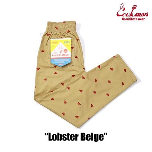 クックマン シェフパンツ Chef Pants Embroidery Lobster Beige エンブロイダリー ロブスター ベージュ コットン 綿 エビ 海老 えび ズボン アメリカ アメリカン ユニセックス COOKMAN Cookman 男女兼用 ワークパンツ クックマン シェフパンツ Chef Pants Embroidery Lobster Beige エンブロイダリー ロブスター ベージュ コットン 綿 エビ 海老 えび ズボン アメリカ アメリカン ユニセックス COOKMAN Cookman 男女兼用 ワークパンツ