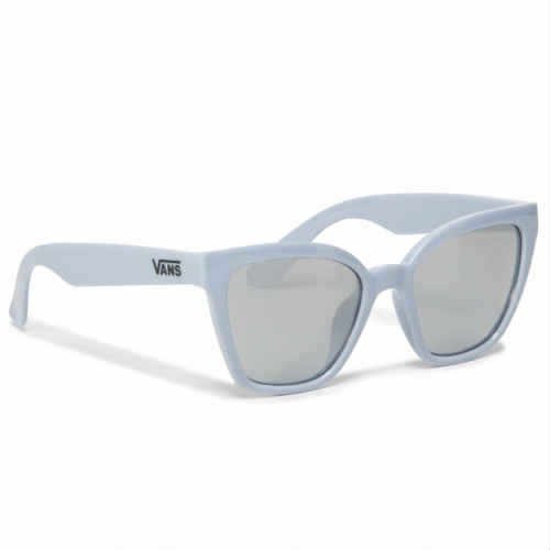 VANS HIP CAT SUNGLASSES ZEN BLUE / SILVER MIRROR LENS ヴァンズ ヒップ キャット サングラス ブルー シルバー ミラーレンズ バンズ スケートボード サーフ スノーボード Skateboard Surf Snowboard アメリカ【並行輸入品】