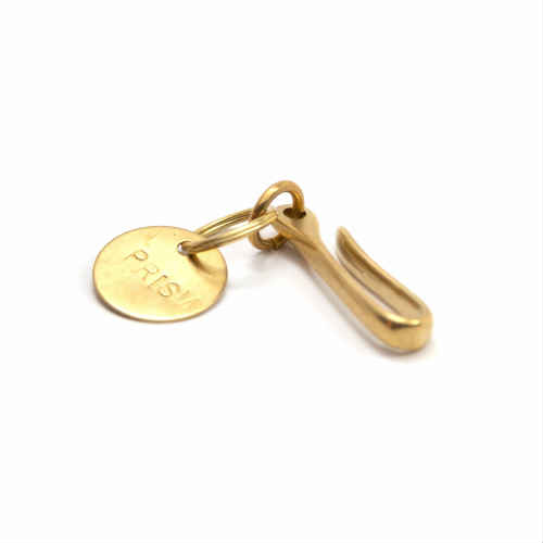PRISM Brass Key Hook プリズム 真鍮製 キーフック アメリカ アメリカン バイク ハーレー 鍵 キーホルダー ゴールド 真ちゅう ギフト