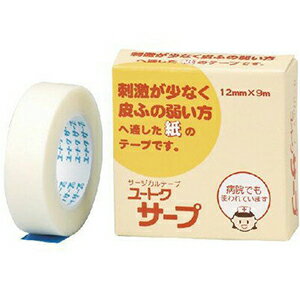 ユートクサープ 紙タイプ 1.2cm×9m 1巻 ＊祐徳薬品工業/皮膚になじむ粘着力で刺激が少なく、お肌の弱い..