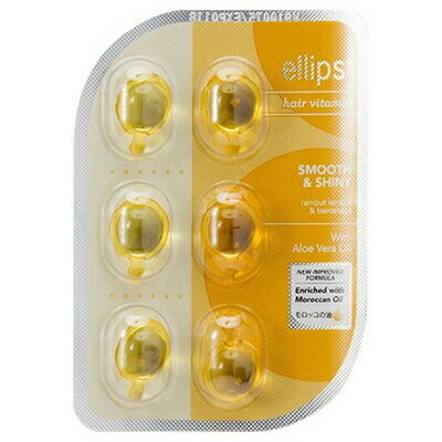 エリップス ヘアビタミン スムース&シャイニー シートタイプ 6粒 ＊エリップス/ヘアケア/髪の毛に馴染..