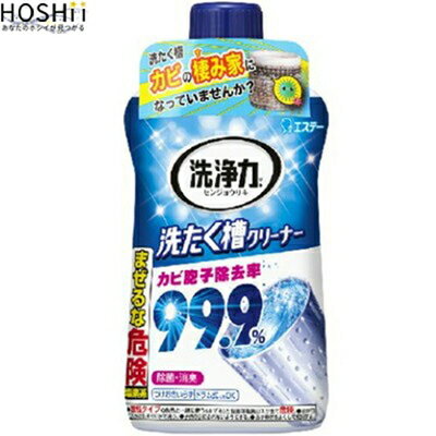 洗浄力 洗濯槽クリーナー 550g ＊エステー 洗たく槽クリーナー 洗濯機 洗浄