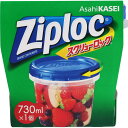 ジップロック スクリューロック 730mL 1個 *旭化成 Ziploc キッチン クッキング ペーパー シート バック