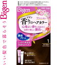 ビゲン 香りのヘアカラー クリーム 1- かなり明るいライトブラウン 40g+40g *医薬部外品 ホーユー Bigen ヘアカラー 白髪染め 白髪隠し