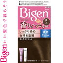 ビゲン 香りのヘアカラー クリーム 5- ブラウン 40g+40g ＊医薬部外品 ホーユー Bigen ヘアカラー 白髪染め 白髪隠し