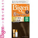 ビゲン 香りのヘアカラー 乳液 5- ブラウン 40g+60mL ＊医薬部外品 ホーユー Bigen ヘアカラー 白髪染め 白髪隠し