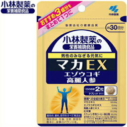 マカEX 60粒 ＊小林製薬 サプリメント 活力