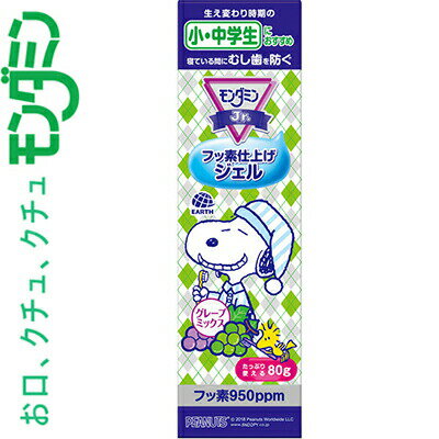 樂天商城 - モンダミンジュニア フッ素仕上げジェル グレープミックス味 80g ＊医薬部外品 アース製薬 モンダミン オーラルケア デンタルケア 虫歯予防 歯みがき 歯磨き 歯磨き粉