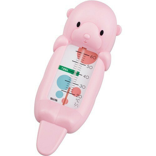 樂天商城 - 湯温計 ラッコちゃん 5417-PK ピンク 1個 ＊タニタ/赤ちゃんの入浴時に必需品/お風呂に浮かせて使える可愛い湯温計/注意事項：赤ちゃんのお風呂は授乳の1時間ぐらい前に