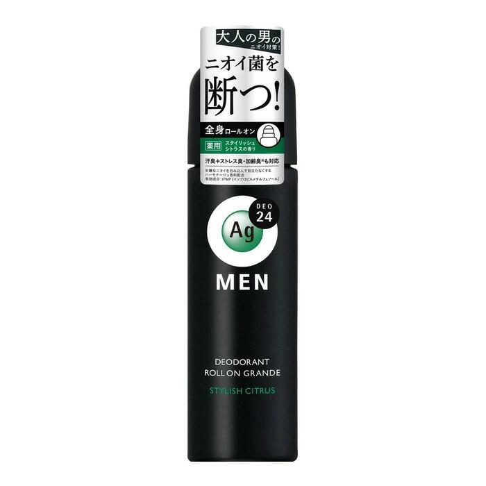 エージーデオ24メン メンズデオドラントロールオン グランデ スタイリッシュシトラス 120mL×36個セット *薬用 ファイントゥデイ/24時間、肌快適ケア/...