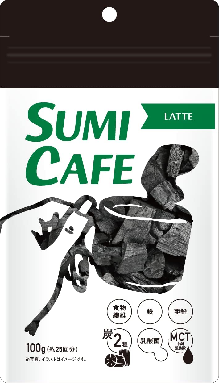 SUMI CAFE LATTE(スミ カフェ ラテ) 100g ＊リブ・ラボラトリーズ MCT　鉄　亜鉛　食物繊維　ダイエット バランス栄養食 低カロリー ヘルシー　乳酸菌
