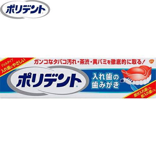 ポリデント 入れ歯の歯みがき 95g ＊アース製薬 ポリデント オーラルケア デンタルケア 入れ歯 歯ブラシ 歯磨き 歯みがきのサムネイル