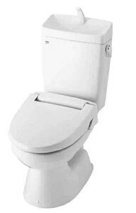 【HBC-110STU-DT-5800NBL】【寒冷地】リクシル 一般洋風便器(BL認定品)床排水 Sトラップ ハイパーキラミック便器 寒冷地 ヒーター付便器 水抜併用方式 手洗付 ※便座は別途手配 メーカー直送便にてのお届けです
