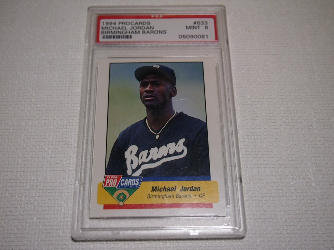 1994 Fleer Procards #633 Michael JordanPSA9 MINT 証明付