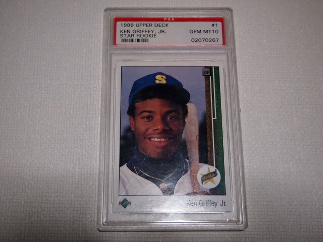 1989 UPPER DECK #1 KEN GRIFFEY JRSTAR ROOKIE PSA10 GEM MT 証明付