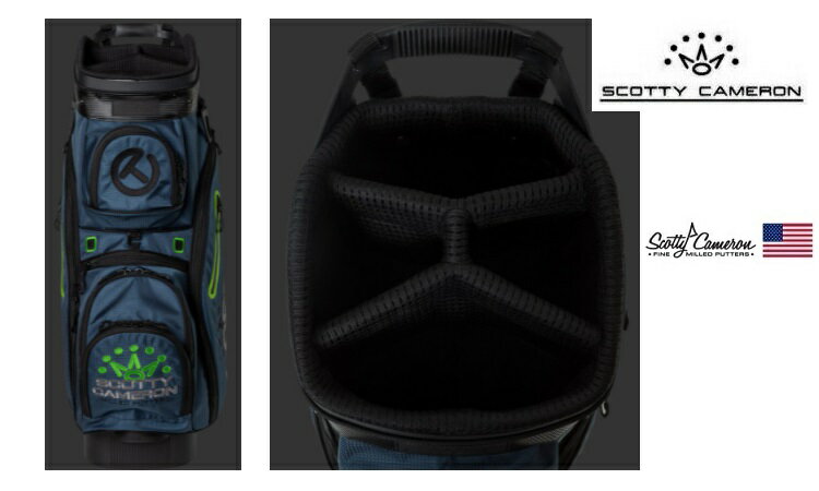 ★2021年SCOTTY CAMERON LTD2021 British OpenExplorer Cart BagCircle TBlue/Limeキャメロン 限定キャディバッグ