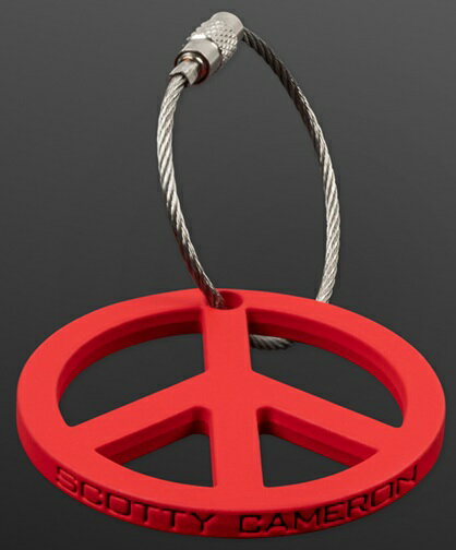 Rakuten - SCOTTY CAMERON2025 CLUB CAMERONRed Peace Sign KEY FOB