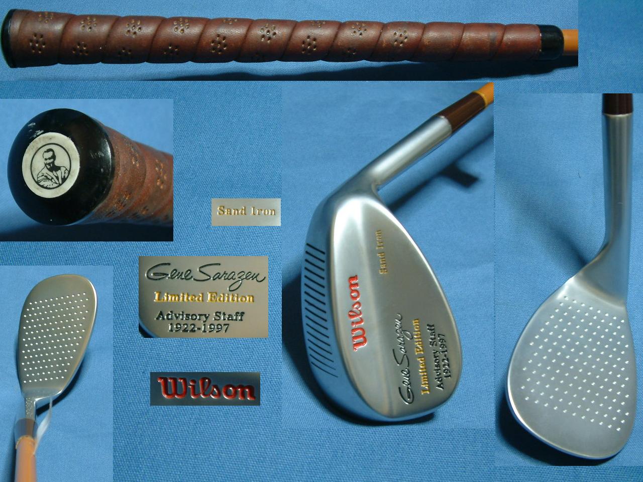 ！「Gene Sarazen Sand Iron」 1922-1997　（Wilson　Limited Edition）ジーン サラゼン 限定 サンドアイアン デットストック在庫分限り