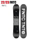 2023 FNTC エフエヌティーシー TNT-C BLACK ティーエヌティー 22-23 ボード板 スノーボード