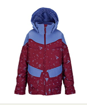 30％OFF【BURTON】バートン【Girls' Lola Jacket】Sangria Peace Park Block 【SNOWBOARD】スノーボード【ジャケット】ウエアー【正規品】Kids【キッズ】Youth【ユース】子供用【女の子】WEAR【送料無料】