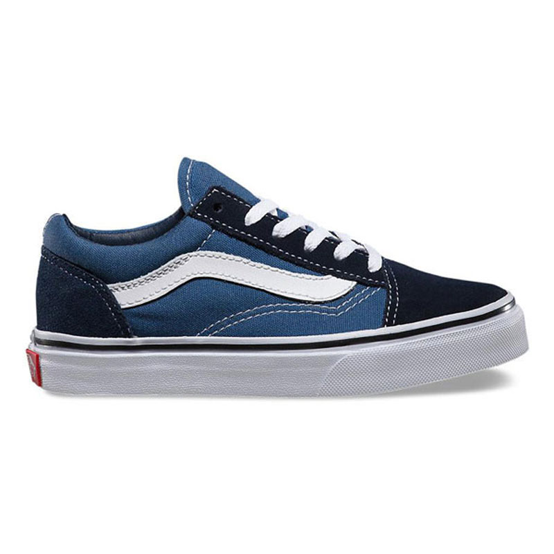 【VANS】バンズ【kids Old Skool】Navy/True White【スケボー】オールドスクール【キッズ】子供用【KID'S】