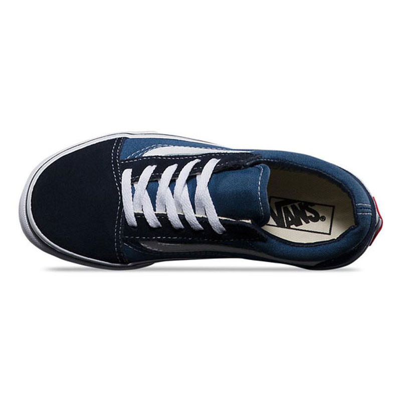 【VANS】バンズ【kids Old Skool】Navy/True White【スケボー】オールドスクール【キッズ】子供用【KID'S】