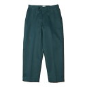 【RADIALL】ラディアル【Cnq Motown WIDE TAPERED FIT PANTS】 GREEN【ワークパンツ】パンツ【送料無料】