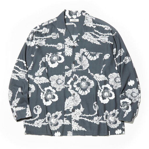 【RADIALL】ラディアル【Versions OPEN COLLARED SHIRT L/S】INK BLACK(墨黒)(Lsize)【レーヨン】シャツ【送料無料】 【RADIALL】ラディアル【Versions OPEN COLLARED SHIRT L/S】INK BLACK(墨黒)(Lsize)【レーヨン】シャツ【送料無料】