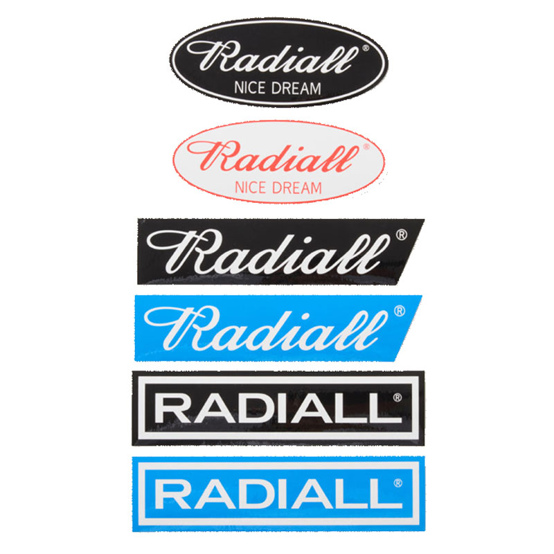 【RADIALL】ラディアル【Rad’s SCREEN PRINTED STICKER PACK】ステッカー【ネコポス対応可】