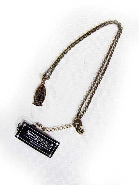 【GUADALUPE METAL NECKLESS】V.GLD【マリア メタル ネックレス】MEXICAN ITEMS【メキシコ雑貨】グアダルーペ