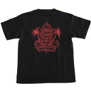 【StaleFink】ステイルフィンク【Mr.G Tiki VINTAGE POCKET S/S TEE】Vintage Black/Red【Tシャツ】T-shirts【ティーシャツ】ポケットT【ビンテージ加工】5.6oz【ピンストライプ】KUSTOM KULTURE【カスタムカルチャー】ミスタージー【ネコポス対応可】