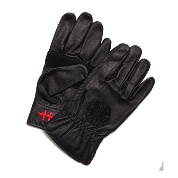 【LOSER MACHINE】ルーザーマシーン【Death Grip Leather Gloves】Black【レザーグローブ】グローブ【手袋】バイカー【CHOPPER】チョッパー