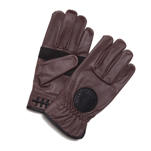 【LOSER MACHINE】ルーザーマシーン【Death Grip Leather Gloves】Brown【レザーグローブ】グローブ【手袋】バイカー【CHOPPER】チョッパー