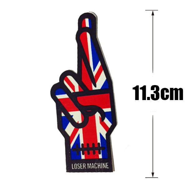 【LOSER MACHINE】ルーザーマシーン【SUICIDE STICKER】M/Lsize UK (11.3cmx4.8cm)【ステッカー】