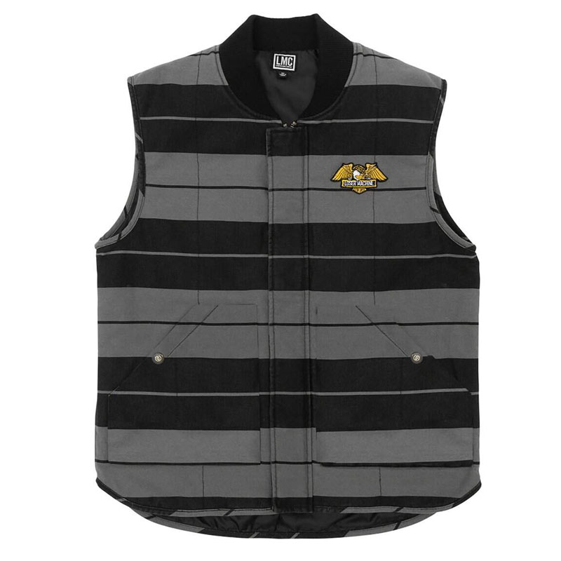 【LOSER MACHINE】ルーザーマシーン【CONDOR VEST ベスト】CHARCOAL/BLACK【ベスト】BIKER【CHOPPER】バイカー【チョッパー】送料無料