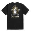 yLOSER MACHINEz [U[}V[yLMC X ESPINOZAS BUENA SUERTE STOCK T-SHIRTzTVc BLACKylR|XΉz