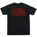 yLOSER MACHINEz [U[}V[yIMPRESSION STOCK POCKET T-SHIRTzblack y|PTzTVcylR|XΉz