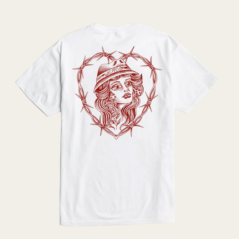 乐天商城 - 【LOSER MACHINE】 ルーザーマシーン【SIMPLE PLEASURES STOCK T-SHIRT】WHITE Tシャツ【ネコポス対応可】