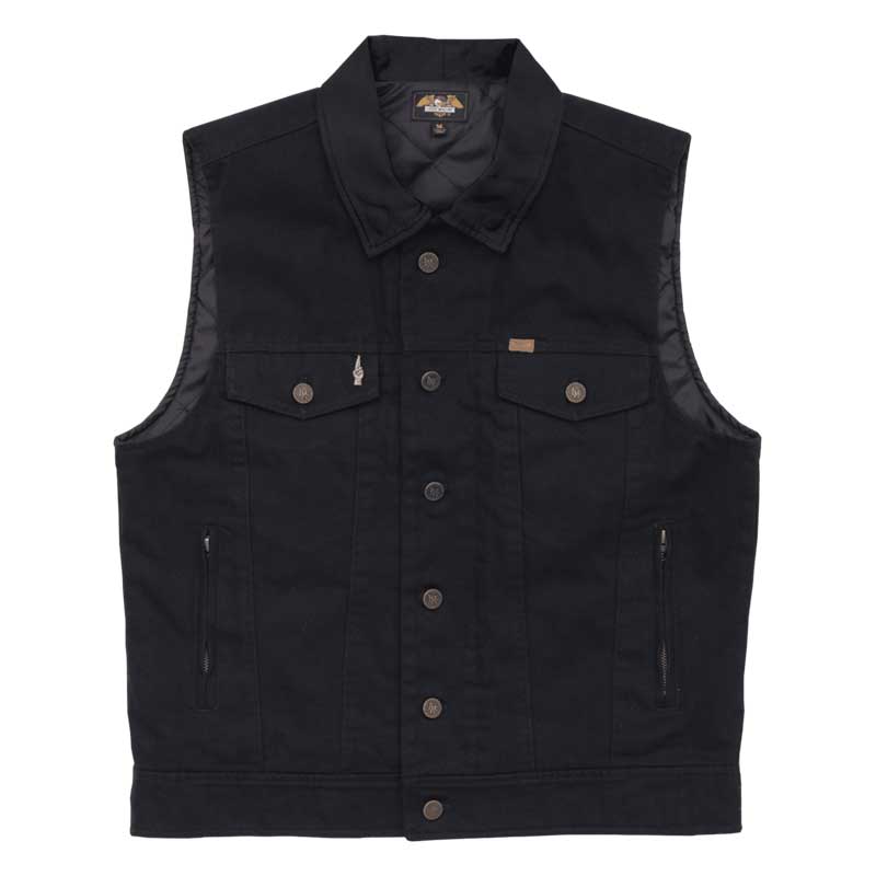 【LOSER MACHINE】ルーザーマシーン【Kingsway Vest】 Black【ベスト】BIKER【CHOPPER】バイカー【チョッパー】送料無料