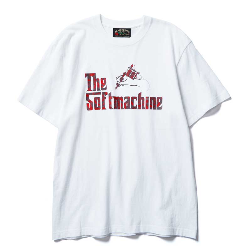 20%OFF【Softmachine】ソフトマシーン【ROSE FILL GOD-T】WHITE【Tシャツ】ソフトマシン【ネコポス対応可】