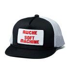 20%OFF【Softmachine】ソフトマシーン【RECHE】ローチ【FARGO MACHINE CAP】Black【キャップ】帽子【メッシュキャップ】ソフトマシン