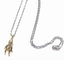 【PEANUTS COMPANY】ピーナッツカンパニー【TEDDY BEROPEANUTS brass + silver chain 60cm square】真鍮 シルバー【ネックレス + チェーン】Peanuts&co【ピーナッツアンドカンパニー】送料無料