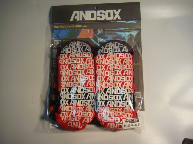 アンドソックス 靴下 メンズ 【ANDSOX】アンドソックス【ANDSOX x SECURITY】コラボソックス【靴下】SNOWBOARD【スノーボード】ソックス【ネコポス対応可】3500【Womens's】ウーメンズ【レディース】女性サイズ