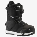 【BURTON】バートン【Kids' ジップライン Step On®】Black【キッズ】ブーツ【ボア システム】SNOWBOARD【スノーボード】正...