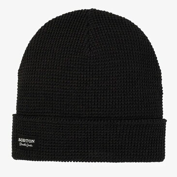 【BURTON】バートン【ワッフル ビーニー】True Black【SNOWBOARD】スノーボード【正規品】ビーニー【ニット帽】帽子【ネコポス対応可】(4000)